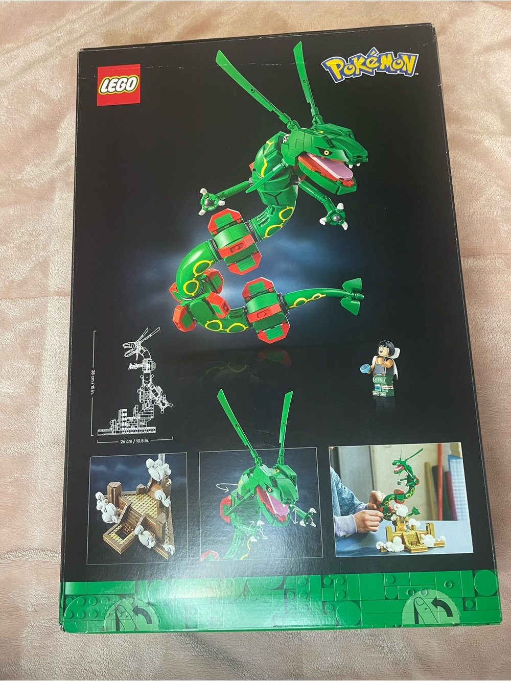 LEGO Green and Red Rayquaza Display Set - Picture 2 of 4